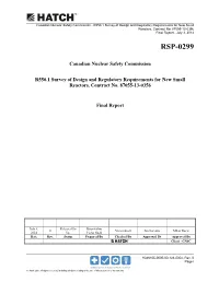 Survey of Design and Regulatory Requirements for New Small Reactors, Contract No