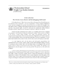 The Christian Science Monitor and the Kidnapping of Jill Carroll CSJ-08