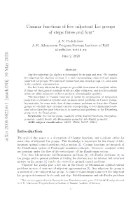 Casimir Functions of Free Nilpotent Lie Groups of Steps Three and Four