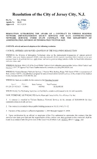 Data Communications Network Services Under State Contract, for the Department of Administration, Division of Information Technology