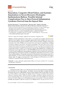 Emaciation, Congestive Heart Failure, and Systemic Amyloidosis In