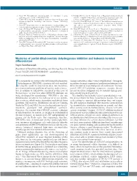 Mysteries of Partial Dihydroorotate Dehydrogenase Inhibition And