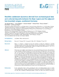 Neolithic Settlement Dynamics Derived from Archaeological Data and Colluvial Deposits Between the Baar Region and the Adjacent Low Mountain Ranges, Southwest Germany