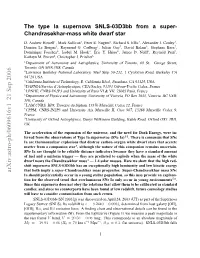 The Type Ia Supernova SNLS-03D3bb from a Super-Chandrasekhar-Mass
