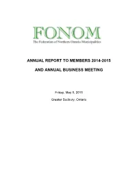2014-2015 Annual Report