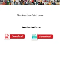 Bloomberg Logo Data Licence