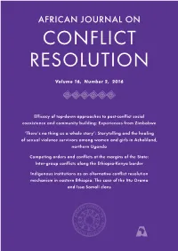 Confict Resolution