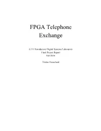 FPGA Telephone Exchange