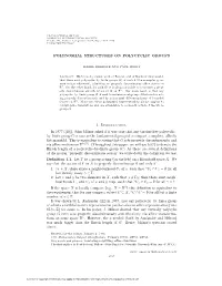 Polynomial Structures on Polycyclic Groups