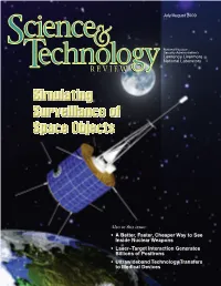 Simulating Surveillance of Space Objects