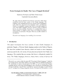 The Case of Tangale Revisited*