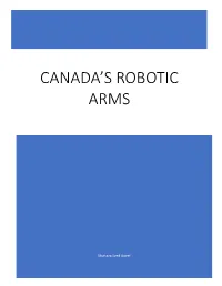 Canada's Robotic Arms