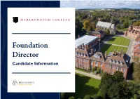Foundation Director Candidate Information the College