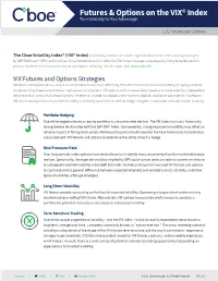 Futures & Options on the VIX® Index