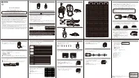 Instruction Manual 5 × Button ★ a Button ★ 4 Key ★ *Select "Guest" Or a Diﬀerent User Proﬁle with the HORI Controller to Activate the Controller As Player 2