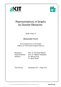 Representations of Graphs by Outside Obstacles