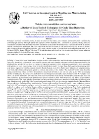 REST Journal on Emerging Trends in Modelling and Manufacturing 3(1) 2017, 12-16