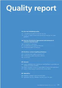 Royal Free Quality Accounts 2017/18