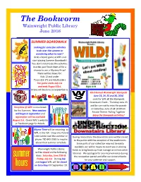 The Bookworm Wainwright Public Library June 2016