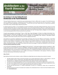 Architecture in the Fourth Dimension