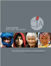 Cja Annual Report