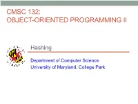 Cmsc 132: Object-Oriented Programming Ii