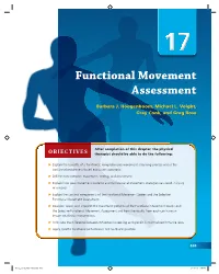 Functional Movement Assessment