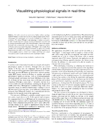 Visualizing Physiological Signals in Real-Time