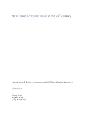 180126 New Forms of Worker Voice