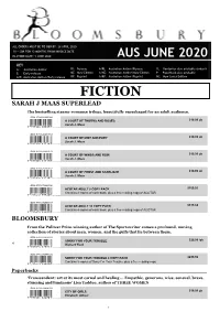 June 2020 Bloomsbury Subsheet