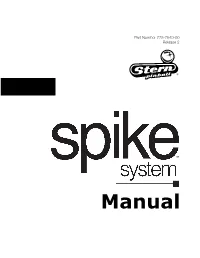 SPIKE System Manual