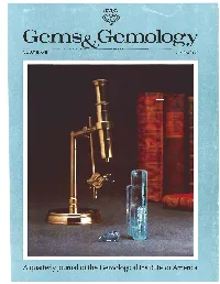Spring 1981 Gems & Gemology
