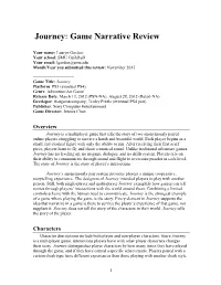 Game Narrative Review
