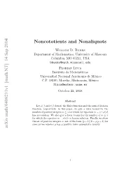 [Math.NT] 14 Sep 2004 Noncototients and Nonaliquots