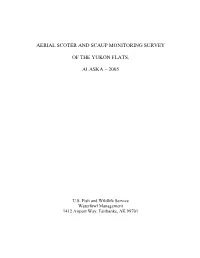Aerial Scoter and Scaup Monitoring Survey of the Yukon Flats Alaska