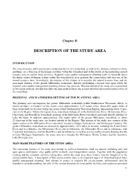 Description of the Study Area
