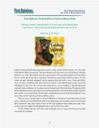 Finding Winnie: Stories Within a Story
