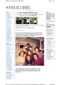 The Original Macintosh Page 1 Sur 2