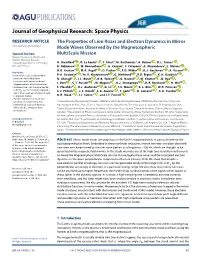 The Properties of Lion Roars and Electron Dynamics in Mirror Mode