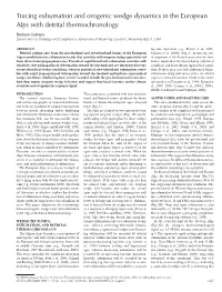 Tracing Exhumation and Orogenic Wedge Dynamics in the European Alps with Detrital Thermochronology