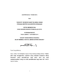 Tua 1. Saya Akta Disa Mem Bagi YA PR BAJE N Yang Di