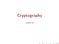 Cryptography