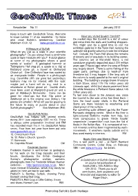 Geosuffolk Times Issue 11