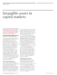 Intangible Assets in Capital Markets