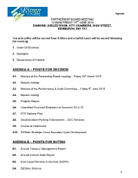 Points for Decision Agenda B – Points for Noting 1