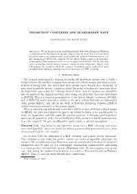 Projection Complexes and Quasimedian Maps