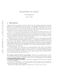 Beyond Worst-Case Analysis