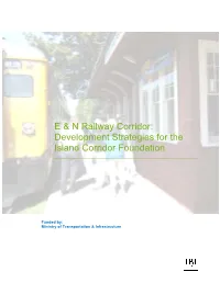 Development Strategies for the Island Corridor Foundation