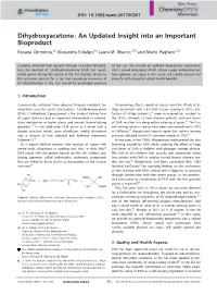 Dihydroxyacetone: an Updated Insight Into an Important Bioproduct