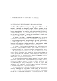1. Introduction to Ecstatic Readings